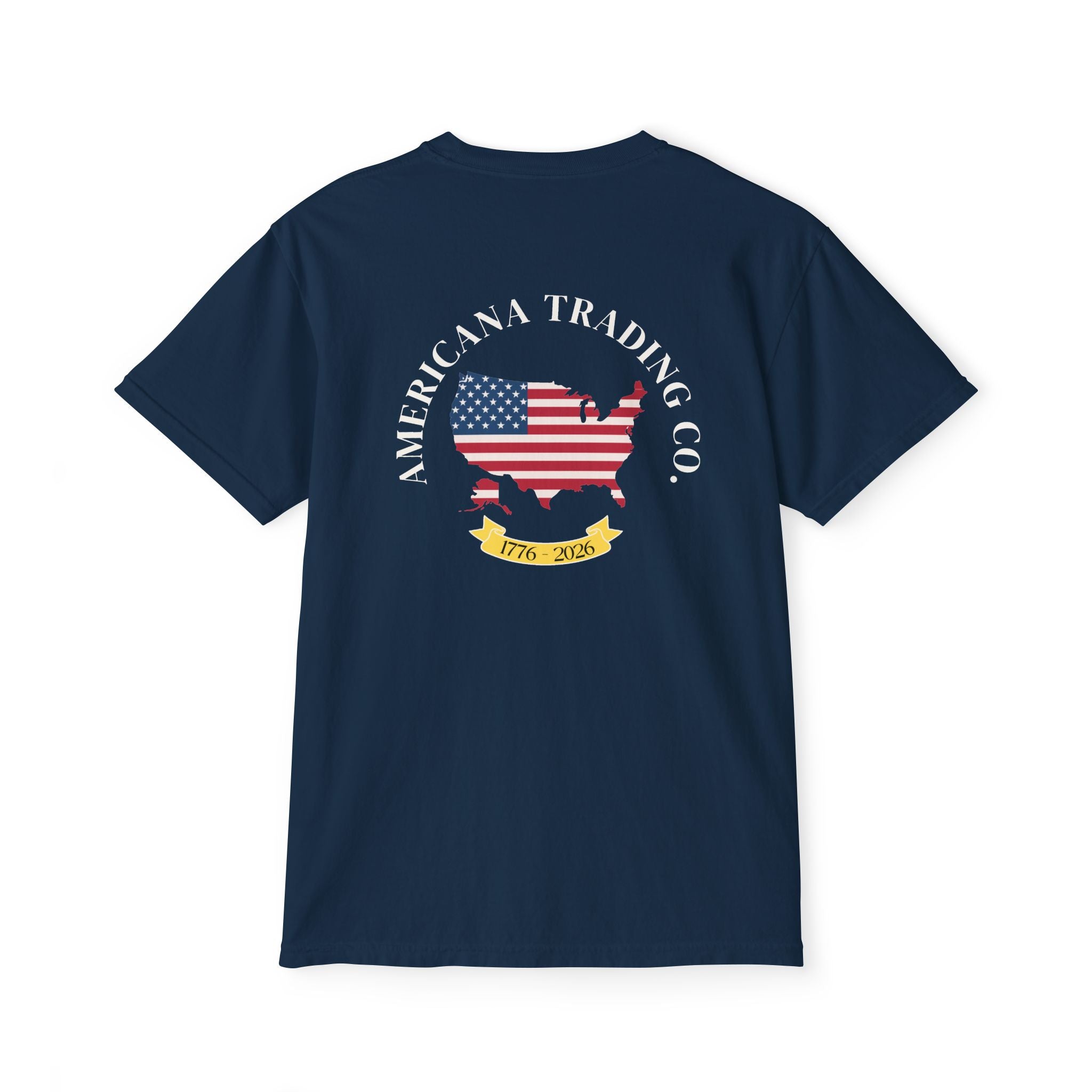 Americana Trading Company 1776–2026 Pocket Tee