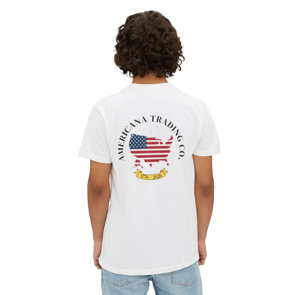 Americana Trading Company 1776–2026 Pocket Tee