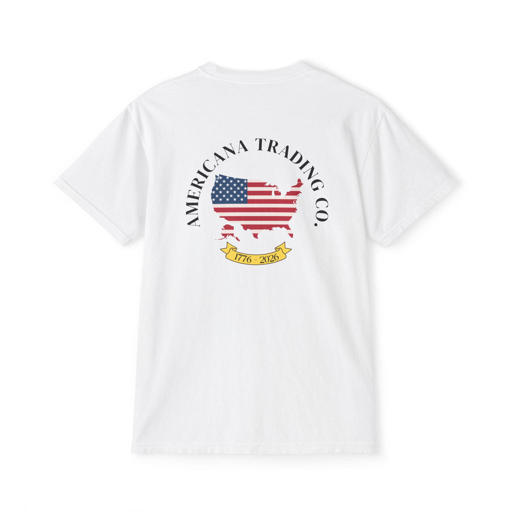 Americana Trading Company 1776–2026 Pocket Tee