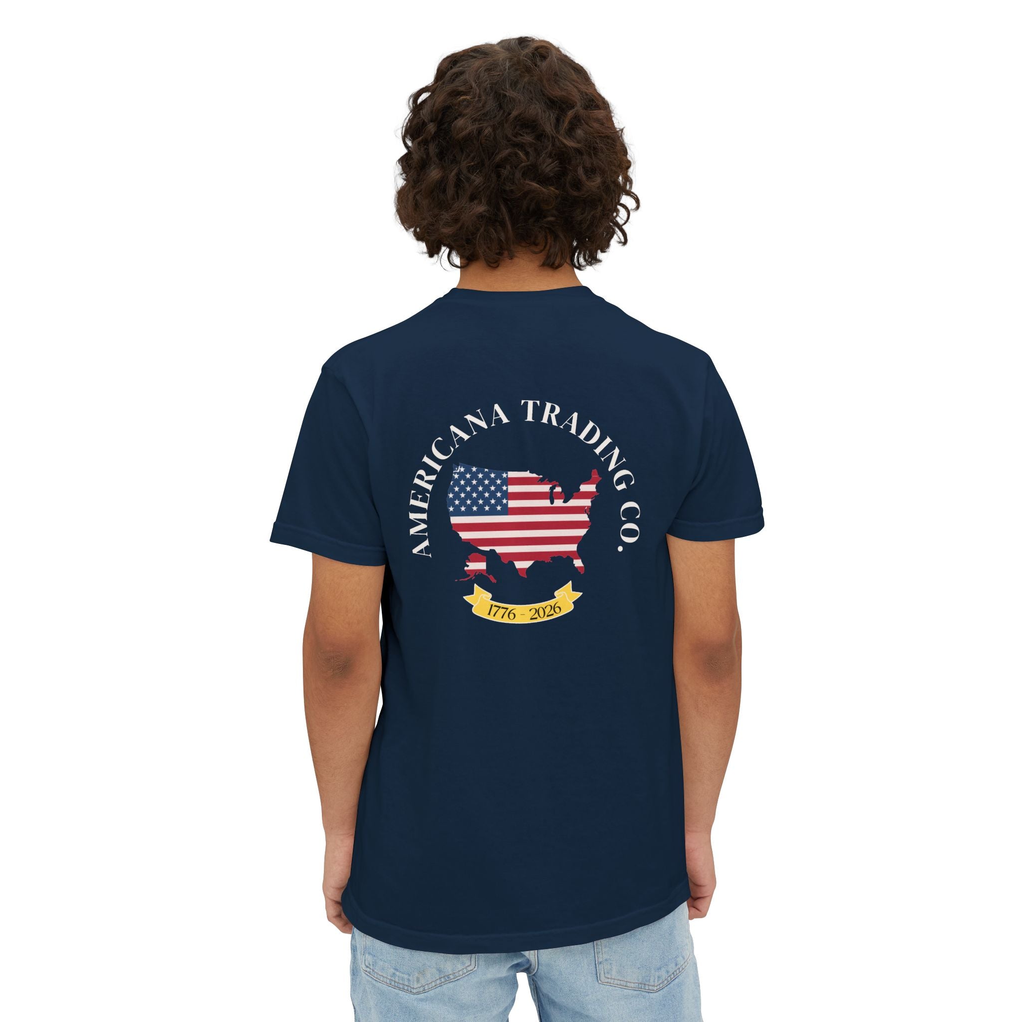 Americana Trading Company 1776–2026 Pocket Tee