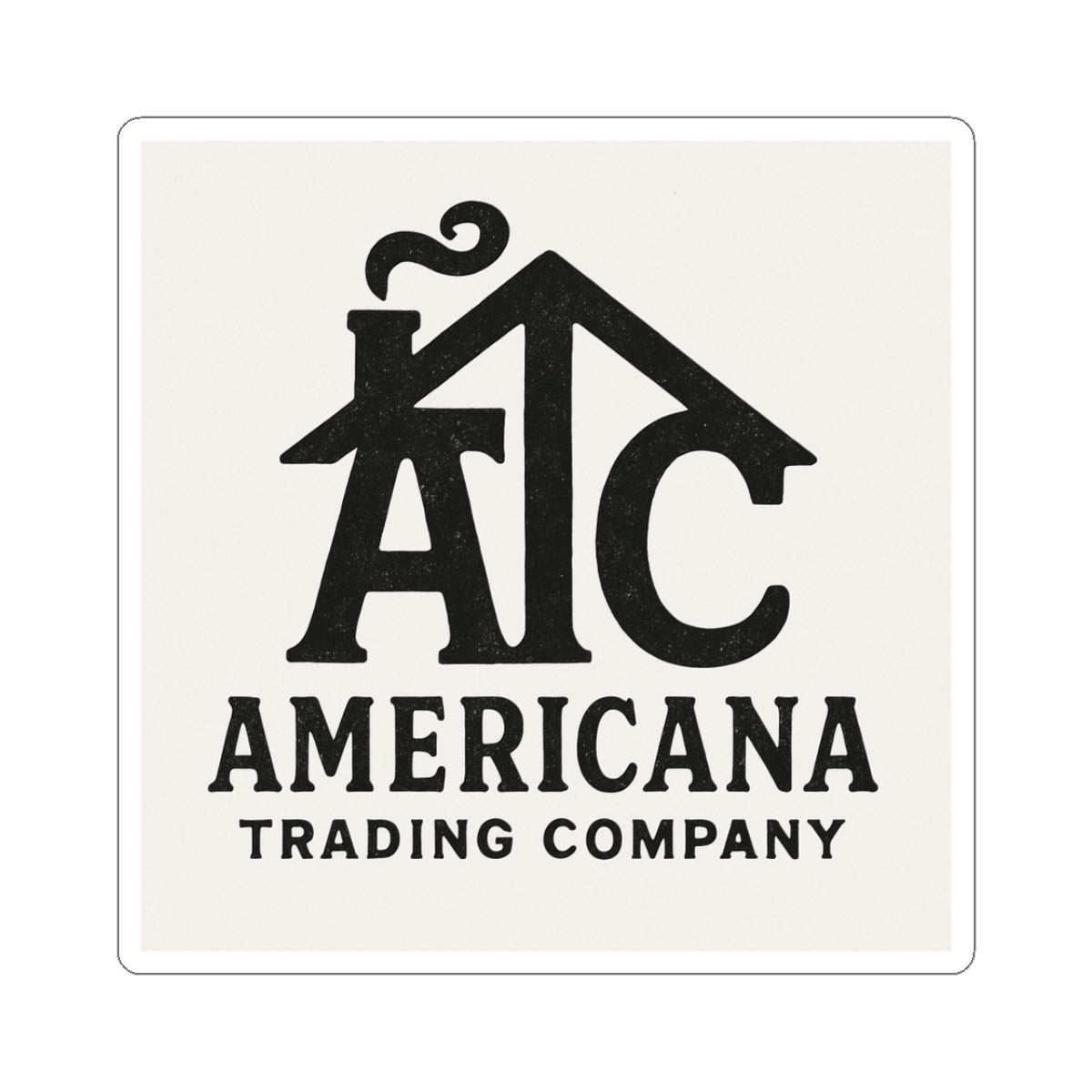 Americana Trading Company Kiss Cut Sticker