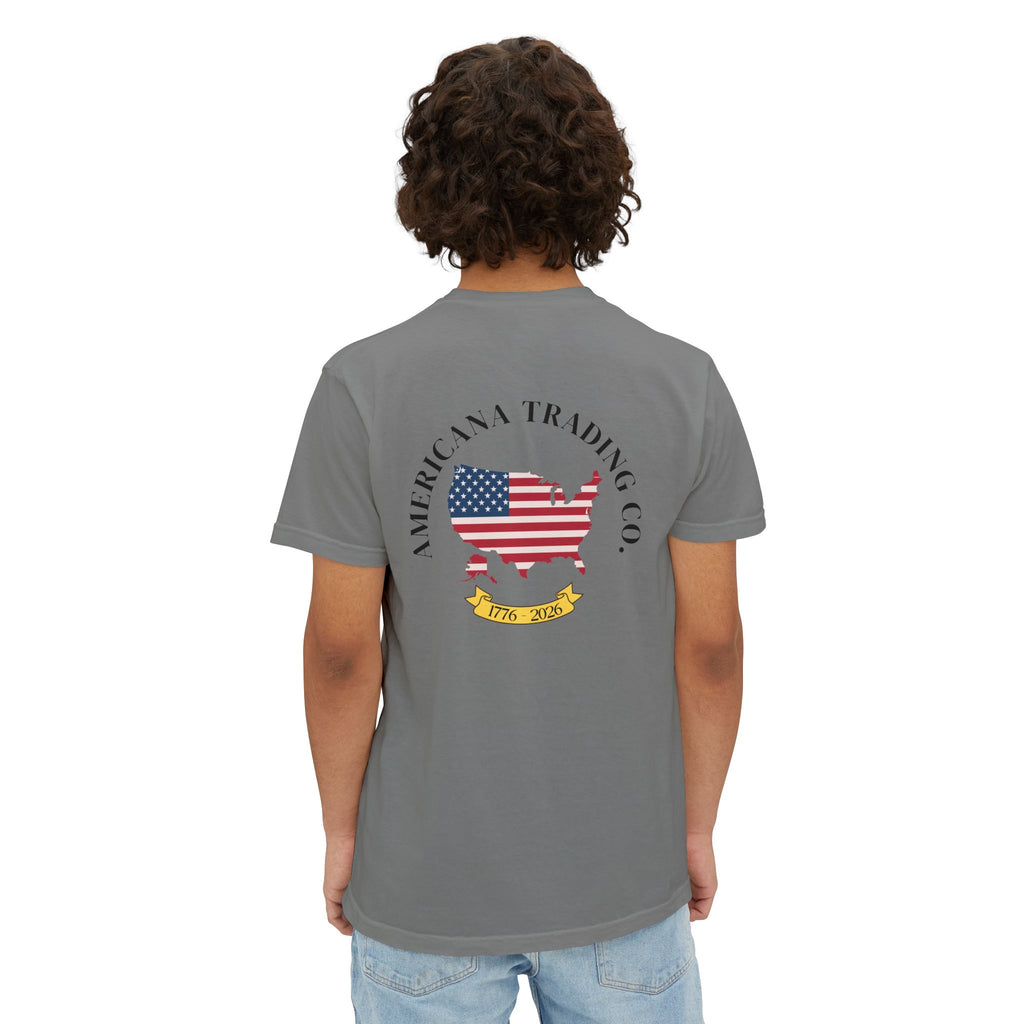 Americana Trading Company 1776–2026 Pocket Tee