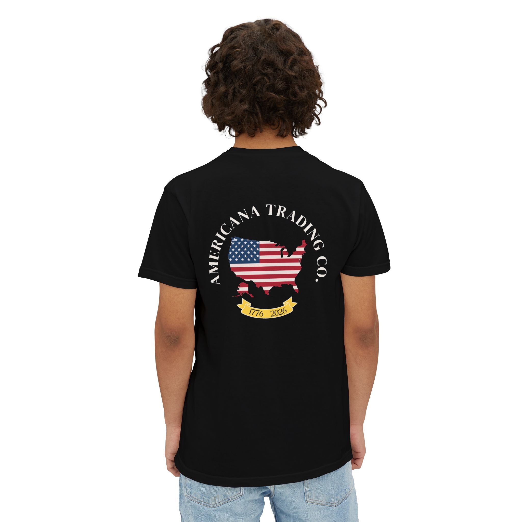 Americana Trading Company 1776–2026 Pocket Tee